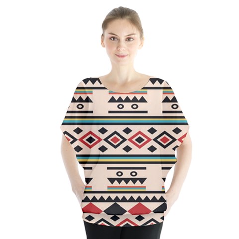 Tribal Pattern Blouse by BangZart