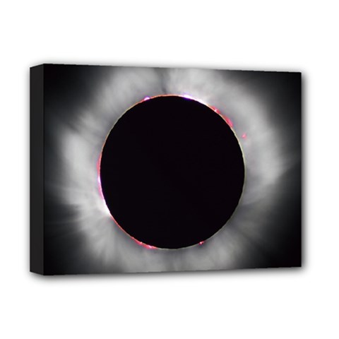 Solar Eclipse Deluxe Canvas 16  X 12   by BangZart