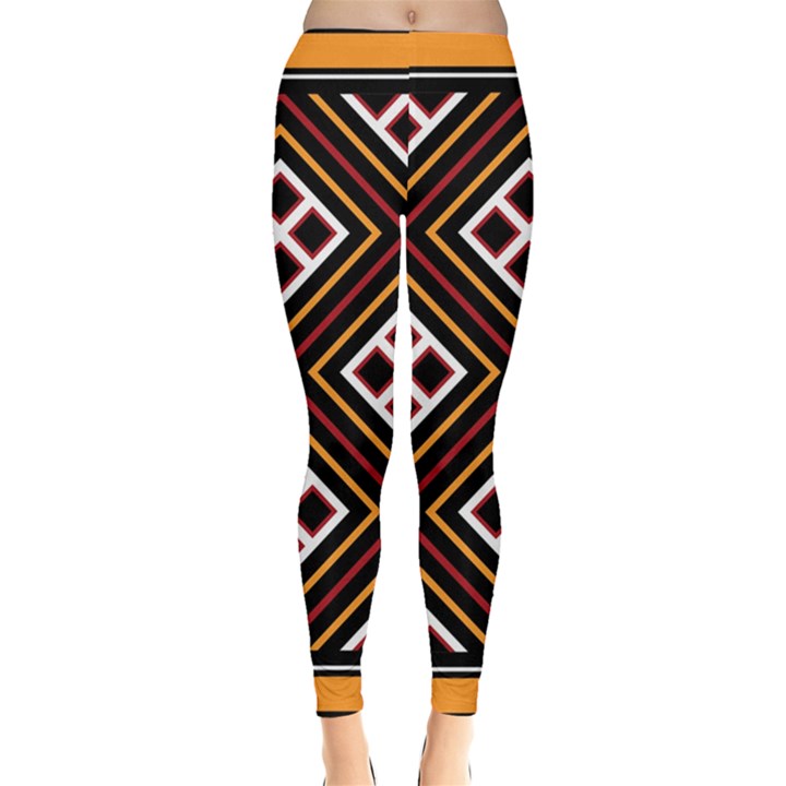 Toraja Pattern Pa re po  Sanguba ( Dancing Alone ) Leggings 