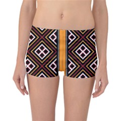 Toraja Pattern Pa re po  Sanguba ( Dancing Alone ) Reversible Boyleg Bikini Bottoms by BangZart