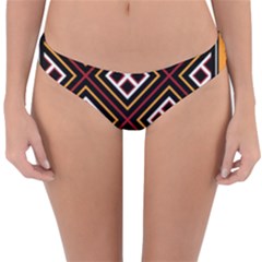 Toraja Pattern Pa re po  Sanguba ( Dancing Alone ) Reversible Hipster Bikini Bottoms by BangZart