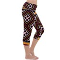 Toraja Pattern Pa re po  Sanguba ( Dancing Alone ) Capri Yoga Leggings View3