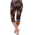 Toraja Pattern Pa re po  Sanguba ( Dancing Alone ) Capri Yoga Leggings View4