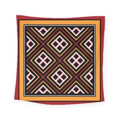 Toraja Pattern Pa re po  Sanguba ( Dancing Alone ) Square Tapestry (small) by BangZart