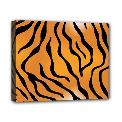 Tiger Skin Pattern Canvas 10  X 8 