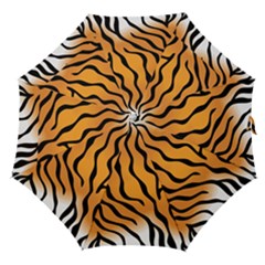 Tiger Skin Pattern Straight Umbrellas