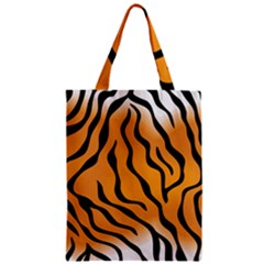 Tiger Skin Pattern Zipper Classic Tote Bag by BangZart