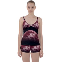 Planet Fantasy Art Tie Front Two Piece Tankini by BangZart