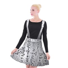 Science Formulas Suspender Skater Skirt