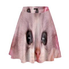 Cat  Animal  Kitten  Pet High Waist Skirt by BangZart