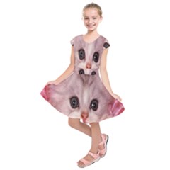 Cat  Animal  Kitten  Pet Kids  Short Sleeve Dress by BangZart