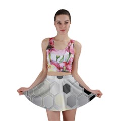 Honeycomb Pattern Mini Skirt by BangZart