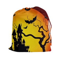 Halloween Night Terrors Drawstring Pouches (xxl) by BangZart