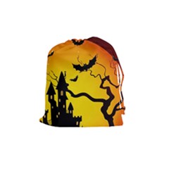 Halloween Night Terrors Drawstring Pouches (medium)  by BangZart