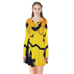 Halloween Night Terrors Flare Dress by BangZart