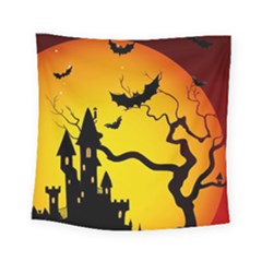 Halloween Night Terrors Square Tapestry (small) by BangZart