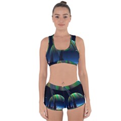 Planets In Space Stars Racerback Boyleg Bikini Set