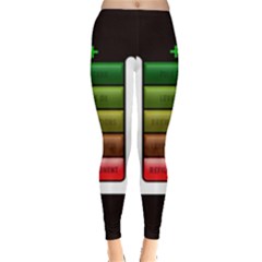 Black Energy Battery Life Leggings  by BangZart