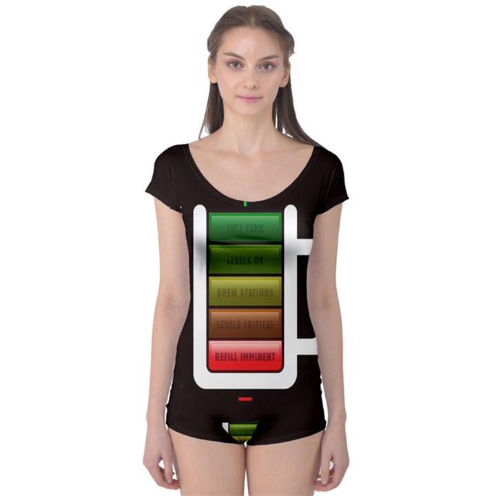 Black Energy Battery Life Boyleg Leotard 