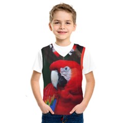 Scarlet Macaw Bird Kids  Sportswear by BangZart