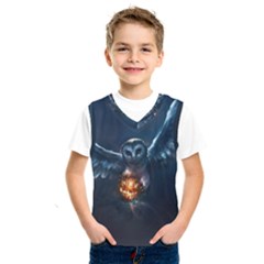 Owl And Fire Ball Kids  Sportswear by BangZart