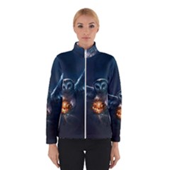 Owl And Fire Ball Winterwear by BangZart