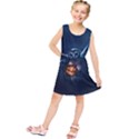 Owl And Fire Ball Kids  Tunic Dress View1