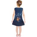 Owl And Fire Ball Kids  Tunic Dress View2