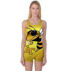 Georgia Institute Of Technology Ga Tech One Piece Boyleg Swimsuit by BangZart