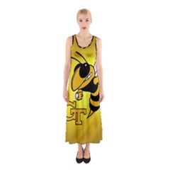 Georgia Institute Of Technology Ga Tech Sleeveless Maxi Dress by BangZart