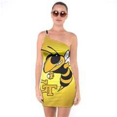 Georgia Institute Of Technology Ga Tech One Soulder Bodycon Dress