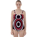 Toraja Pattern Pa barre Allo Twist Front Tankini Set View1