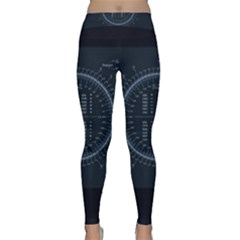 Minimalistic Knowledge Mathematics Trigonometry Classic Yoga Leggings by BangZart