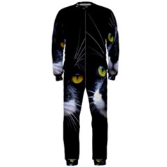 Face Black Cat Onepiece Jumpsuit (men)  by BangZart