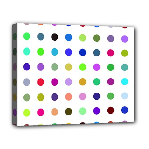 Circle Pattern Deluxe Canvas 20  X 16   by BangZart