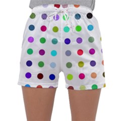 Circle Pattern Sleepwear Shorts