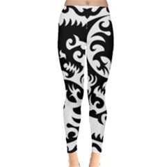 Ying Yang Tattoo Leggings  by BangZart