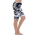 Ying Yang Tattoo Cropped Leggings  View3