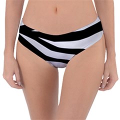 White Tiger Skin Reversible Classic Bikini Bottoms