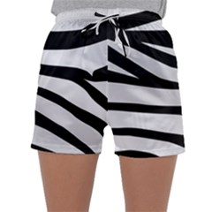 White Tiger Skin Sleepwear Shorts