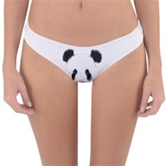 Panda Love Heart Reversible Hipster Bikini Bottoms