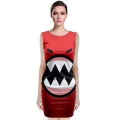 Funny Angry Classic Sleeveless Midi Dress by BangZart