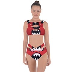 Funny Angry Bandaged Up Bikini Set 