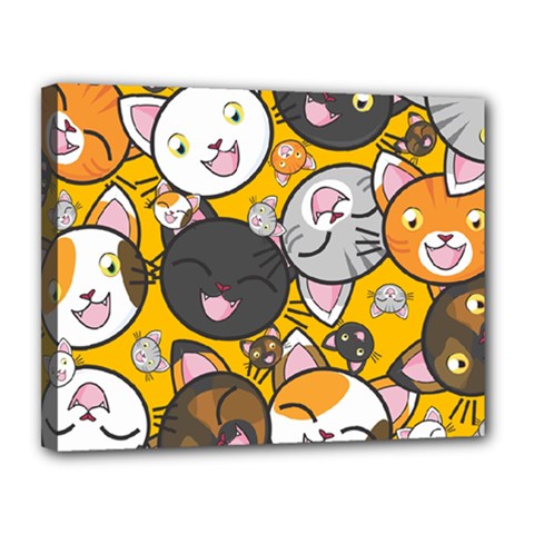 Cats Cute Kitty Kitties Kitten Canvas 14  X 11  by BangZart