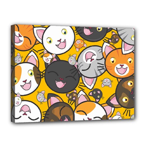 Cats Cute Kitty Kitties Kitten Canvas 16  X 12  by BangZart