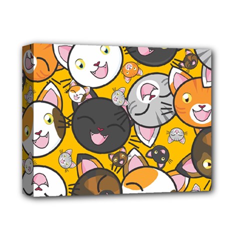 Cats Cute Kitty Kitties Kitten Deluxe Canvas 14  X 11  by BangZart