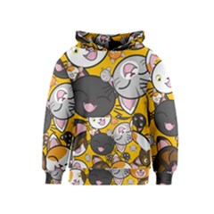 Cats Cute Kitty Kitties Kitten Kids  Pullover Hoodie by BangZart