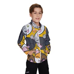 Cats Cute Kitty Kitties Kitten Wind Breaker (kids) by BangZart