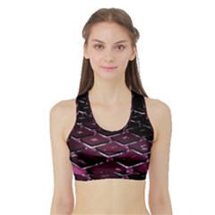 Computer Keyboard Sports Bra With Border by BangZart