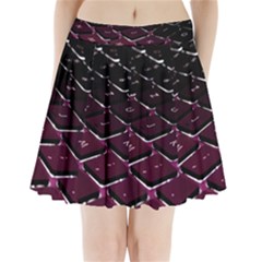 Computer Keyboard Pleated Mini Skirt by BangZart